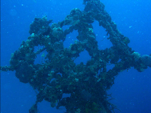 Mast of the Eagle Wreck - Islamorada