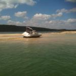 Aground at Medina Lake