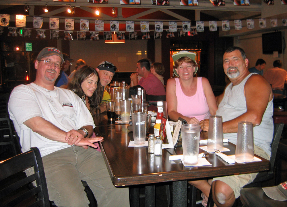 group at dinner