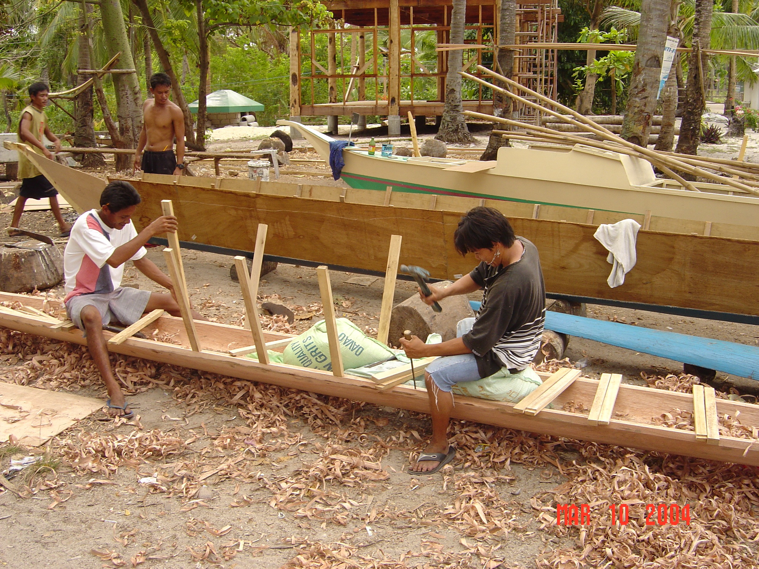 We don't need a blueprint, Malapascua.
Takes two weeks with hand tools to build a banca.