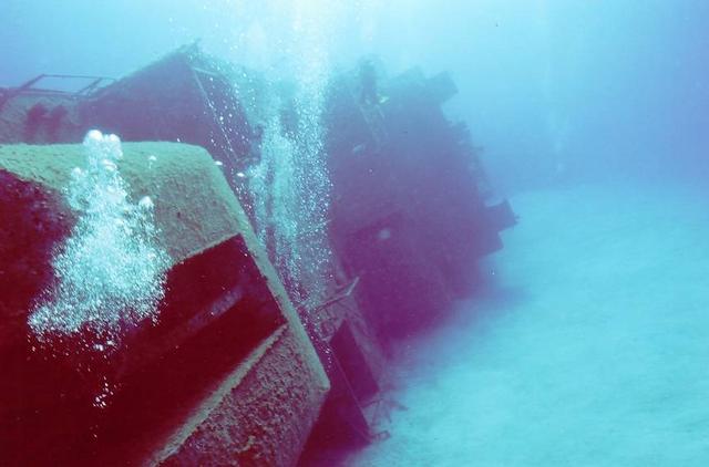 Tibbets Bow Section Looking Aft