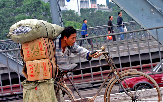 bicycle labour, China
