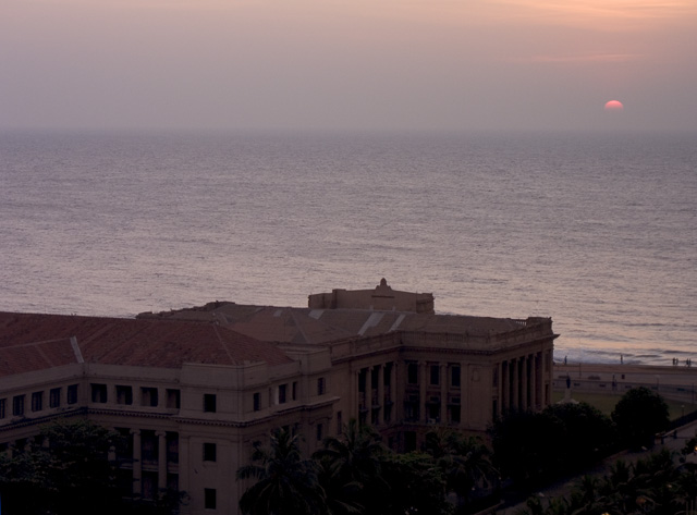 President's Office at sunset