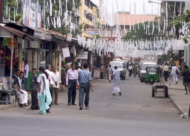 White flags of mourning