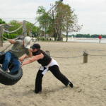 The playground in Westport