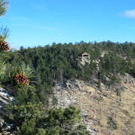 Looking northeast from a peak normally seen from the Eagle's Nest (in the distance)