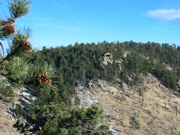 Looking northeast from a peak normally seen from the Eagle's Nest (in the distance)