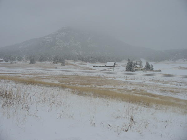 Visible seclusion -- in the snow