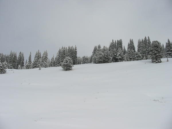 Looking northwest from I-70 near Vail