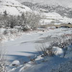 Looking east along the Eagle River from US HWY 6, west of Eagle