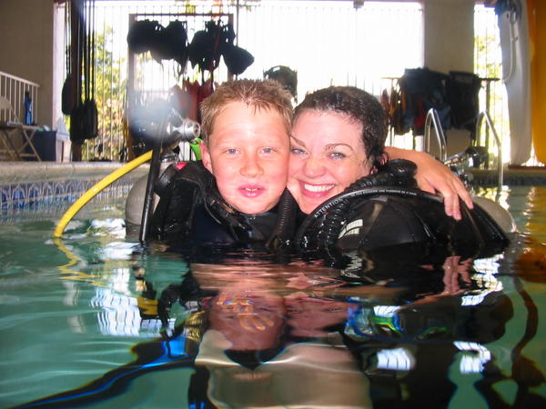 Mom and "the Dude" celebrate