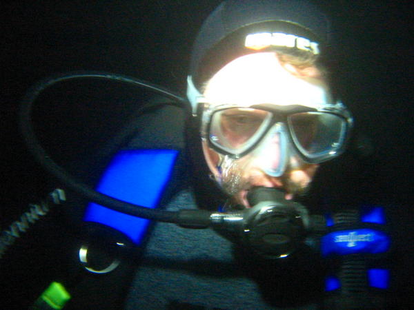 Dive-buddy and friend Richard (aka "Jellyman")