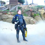 Richard after the 91 minute dive