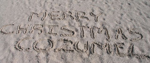 xmas in sand