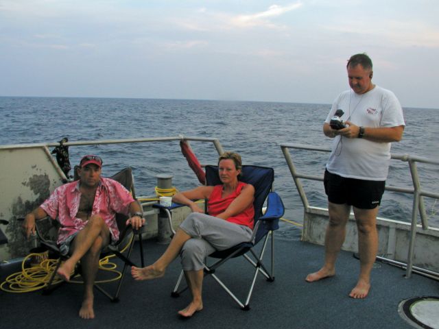 ldeweese, Mary and AGdiver take a break