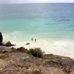 View from the cliffs of Tulum