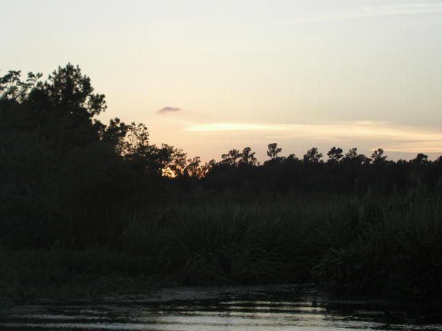 Sunset on the River