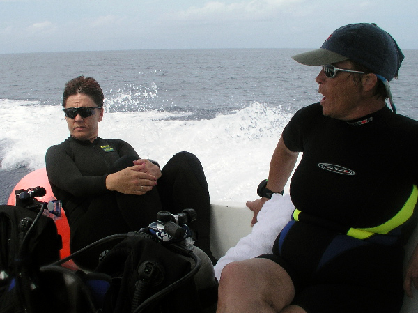 Dive buddies, Madeline & Denise