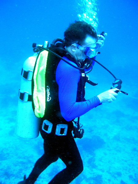 dive buddy, james