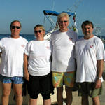 Scott, Leslie, Troy, & James
in our d2d shirts, Cozumel
El Presidene Dock
