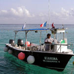 one of Scuba Du's samller boats
this was our boat most of the 
time...wow