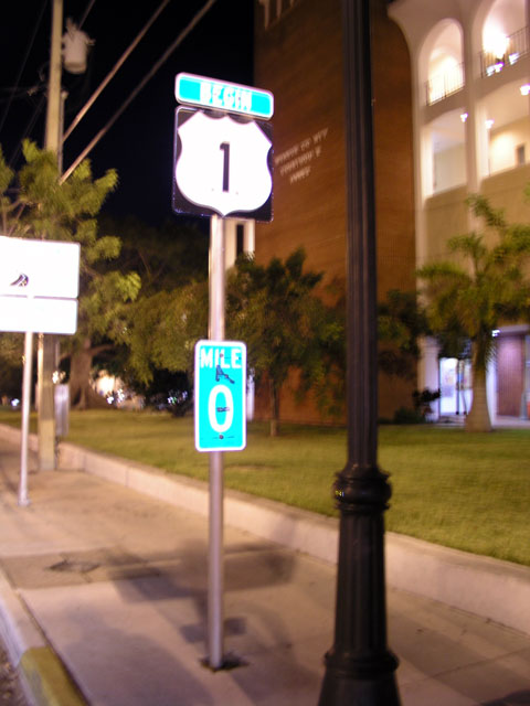 Mile Marker 0 - Without a Tripod