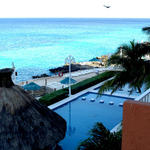 View from room at Coral Princess Hotel Cozumel