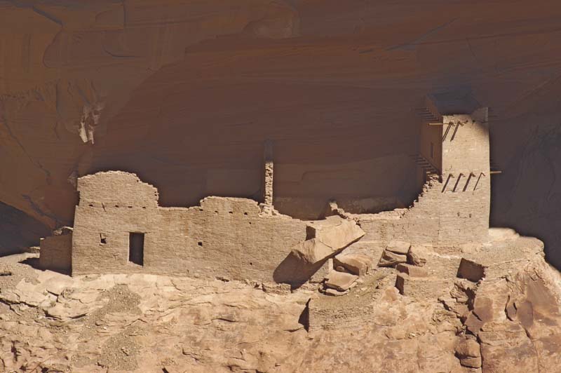 Massacre or Mummy's Cave.  Canyon de Chelly, Chinle, AZ.  Taken from about .5 miles away with D100, 80-200mm at 200mm, 2x TC.  E