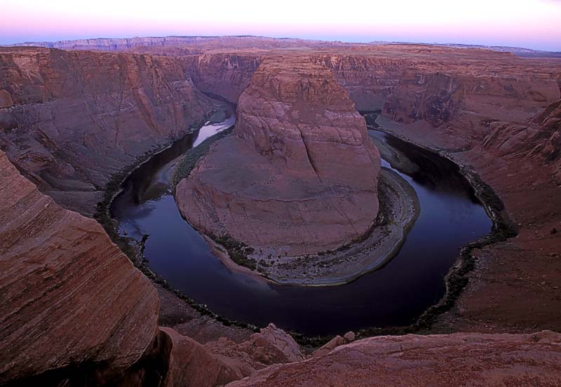 Horseshoe Bend.  Page, AZ.  F100, Velvia, 20mm.
