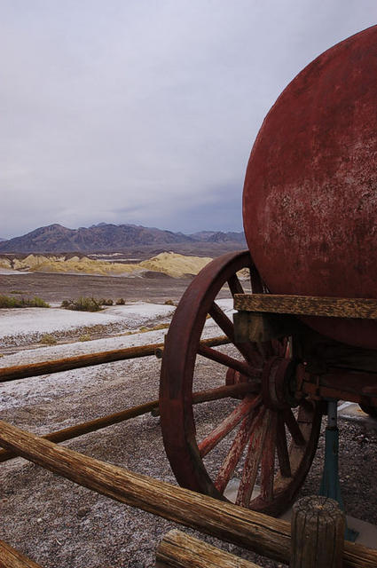 42 Borax.  Boring. Mustard Canyon in the background