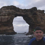 Neil at Darwin's Arch