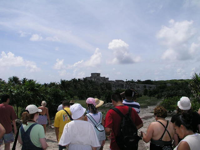 Tulum from a distance