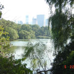Central Park -- view of the lake