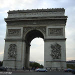 Paris famous Arc de Triumph