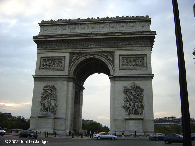Paris famous Arc de Triumph