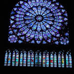 The southern Rose Window of the Notre Dame.