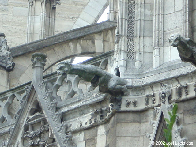 Image of a gargoyle rain-spout