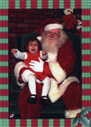 Visit to Santa, 2004, 22 months old