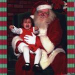 Visit to Santa, 2004, 22 months old