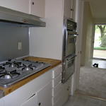 Kitchen looking towards front door.