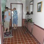 Front hallway... red tiles