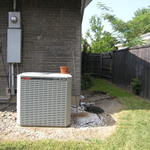 the new Trane a/c