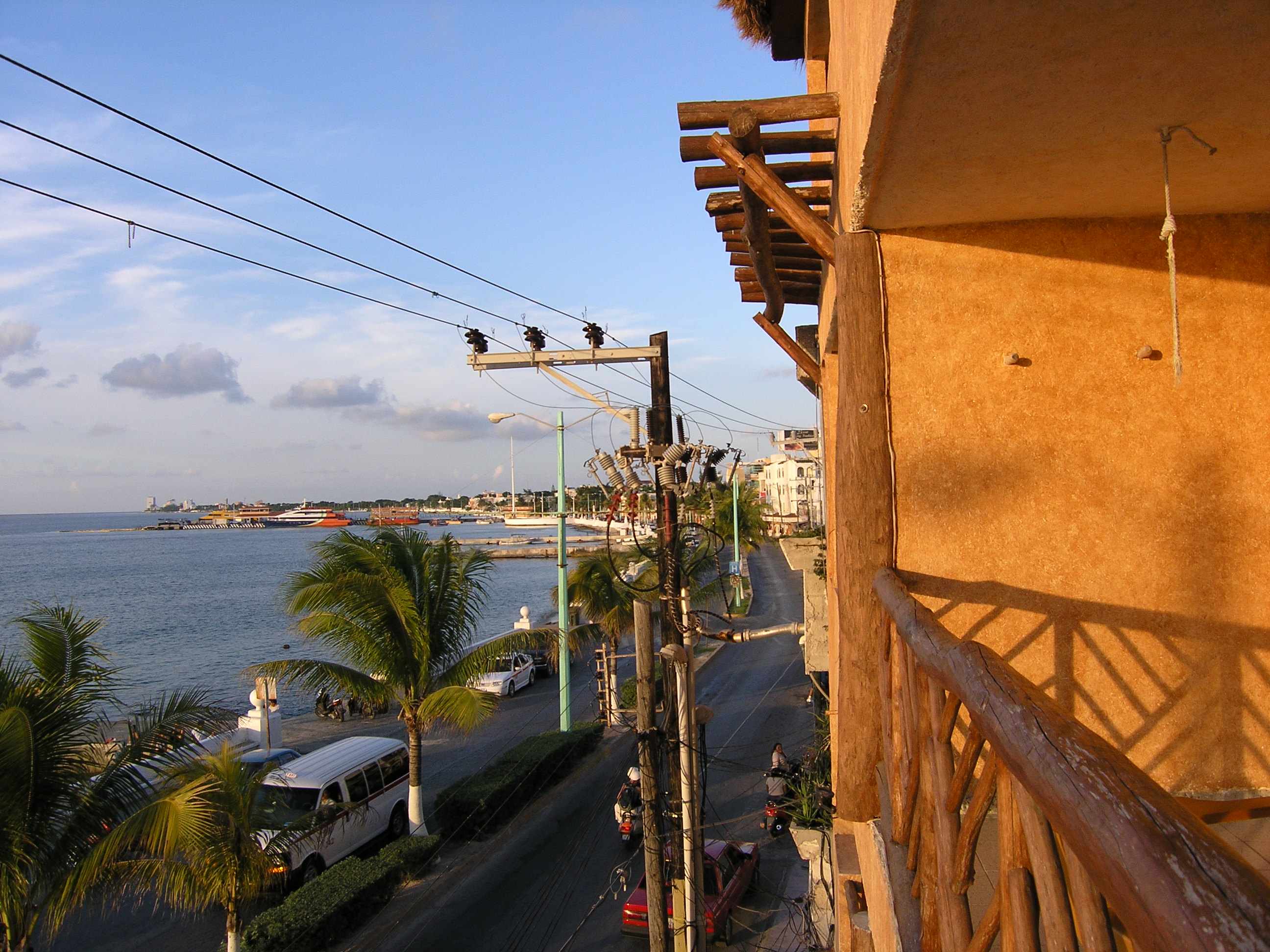 from balcony looking south.