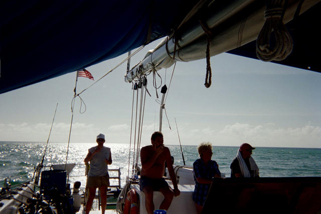 bad picture but, from left to right Tom Jones, Butch, Janet and Ron Collis