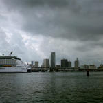 What little I saw of Miami while there. Taken from port b4 we departed.