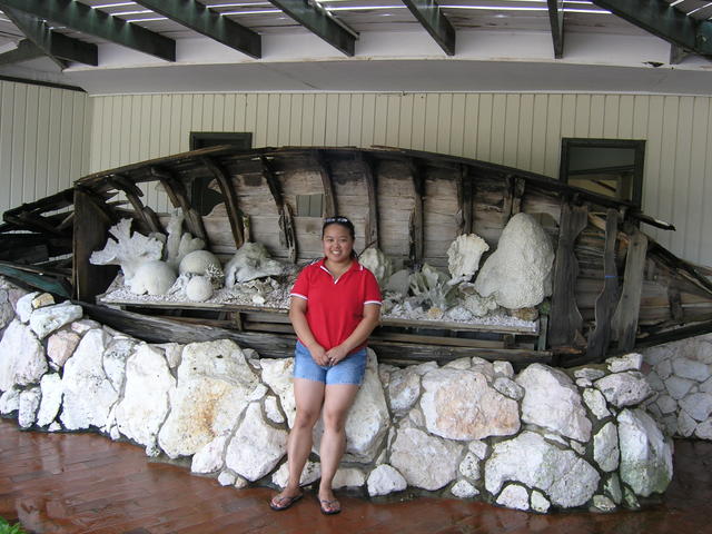 Diana at the Curacao Aquarium