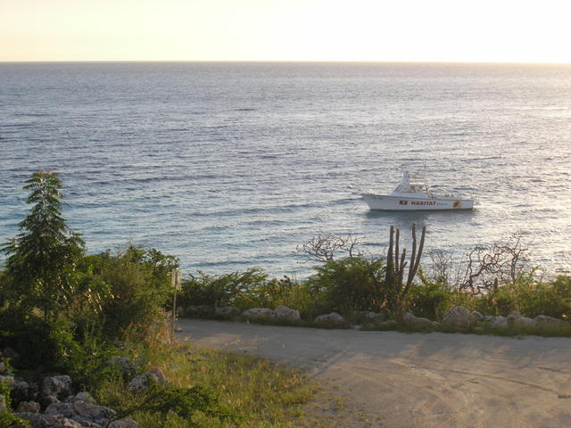 our first curacao sunset. the veiw is just like the pictures!