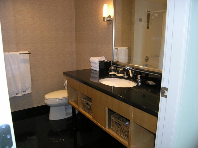 The "wash room".