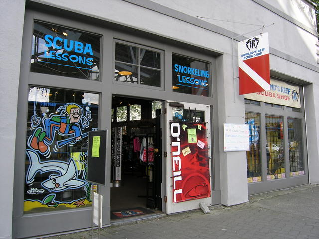 I managed to find a dive shop on Granville Island!
