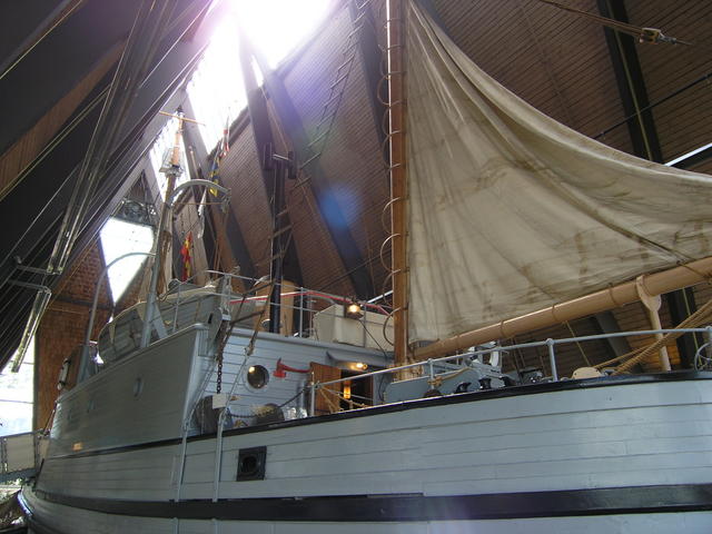 The "St. Roch", a RCP schooner at the Maritime museum.